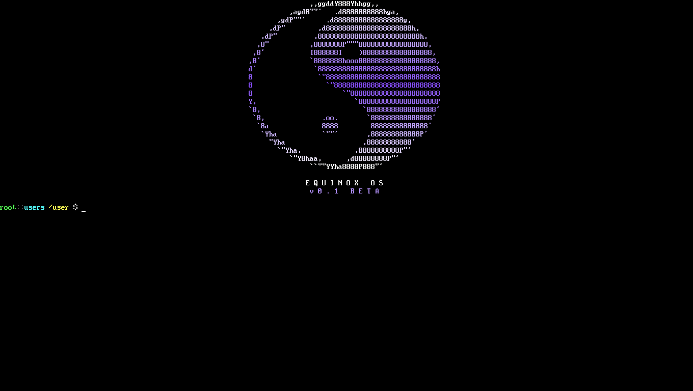 Equinox OS intro art